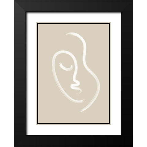 Dreaming Black Modern Wood Framed Art Print with Double Matting by Ratcliffe, Tiffany
