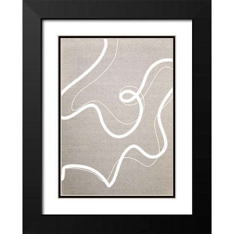 Formation No.2 Black Modern Wood Framed Art Print with Double Matting by Ratcliffe, Tiffany