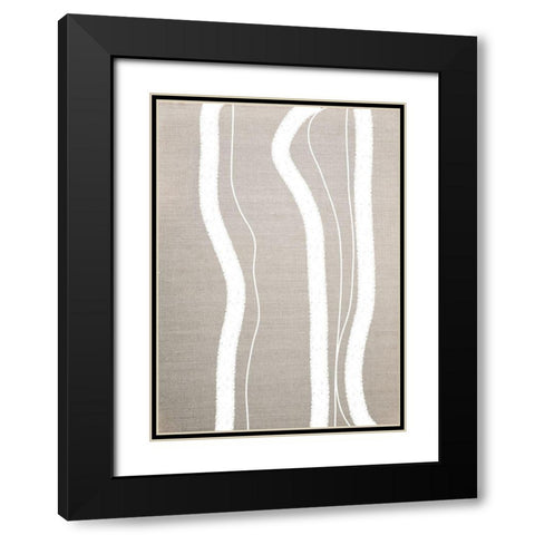 Formation No.3 Black Modern Wood Framed Art Print with Double Matting by Ratcliffe, Tiffany