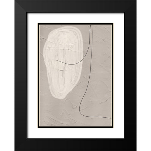 Liminal No.1 Black Modern Wood Framed Art Print with Double Matting by Ratcliffe, Tiffany