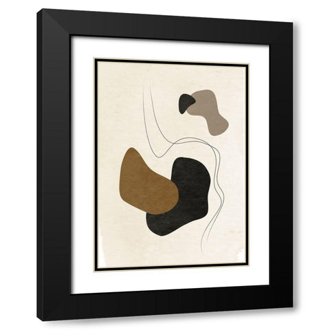 Mystique No.1 Black Modern Wood Framed Art Print with Double Matting by Ratcliffe, Tiffany