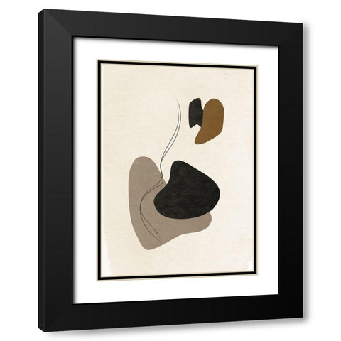 Mystique No.2 Black Modern Wood Framed Art Print with Double Matting by Ratcliffe, Tiffany