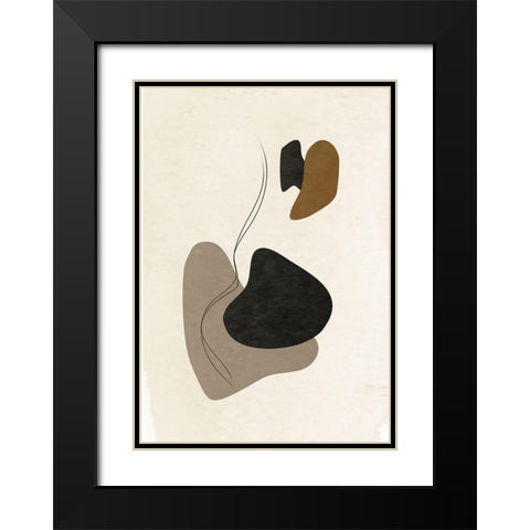 Mystique No.2 Black Modern Wood Framed Art Print with Double Matting by Ratcliffe, Tiffany