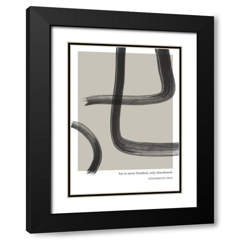 Only Abandoned Black Modern Wood Framed Art Print with Double Matting by Ratcliffe, Tiffany