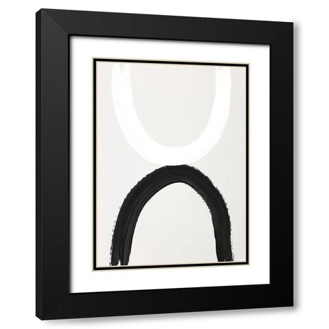 The Arches No.1 Black Modern Wood Framed Art Print with Double Matting by Ratcliffe, Tiffany