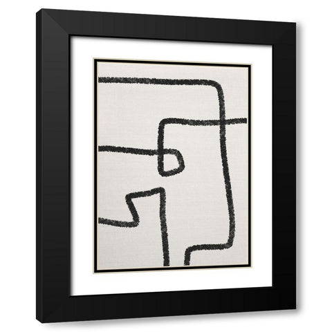 The Journey No.2 Black Modern Wood Framed Art Print with Double Matting by Ratcliffe, Tiffany