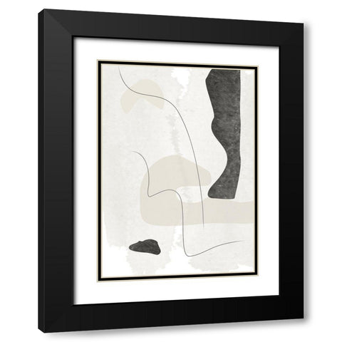 Wonder No.2 Black Modern Wood Framed Art Print with Double Matting by Ratcliffe, Tiffany