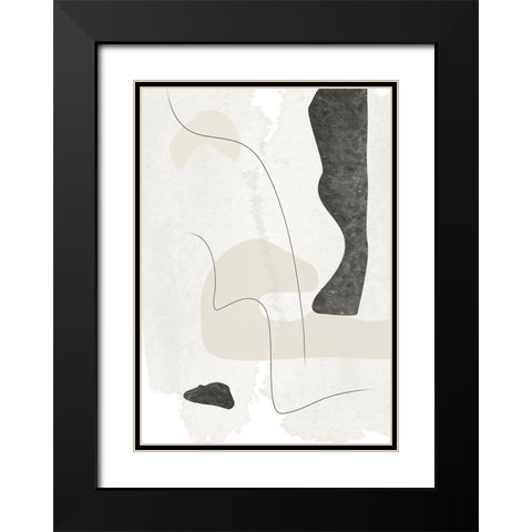 Wonder No.2 Black Modern Wood Framed Art Print with Double Matting by Ratcliffe, Tiffany