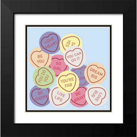 Youre Fab Black Modern Wood Framed Art Print with Double Matting by Hollie, Jasmine