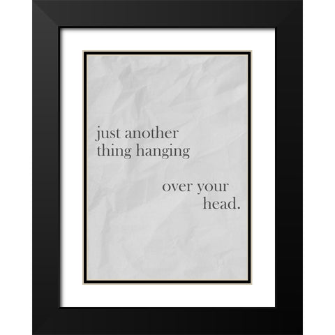 Just Another Thing Black Modern Wood Framed Art Print with Double Matting by Mi, Suki
