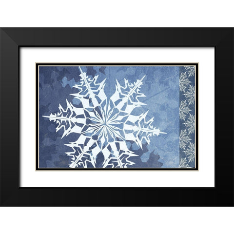 Cristal de Glace III Black Modern Wood Framed Art Print with Double Matting by Art Licensing Studio