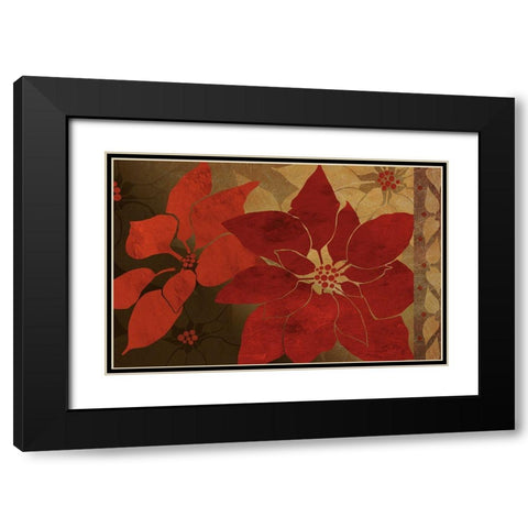 Nuit de Noel II Black Modern Wood Framed Art Print with Double Matting by Art Licensing Studio