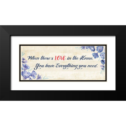 You Have Everything Black Modern Wood Framed Art Print with Double Matting by Art Licensing Studio