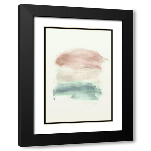 Water flow 1 Black Modern Wood Framed Art Print with Double Matting by Art Licensing Studio
