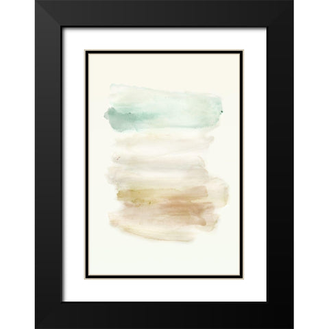 Water flow 2 Black Modern Wood Framed Art Print with Double Matting by Art Licensing Studio