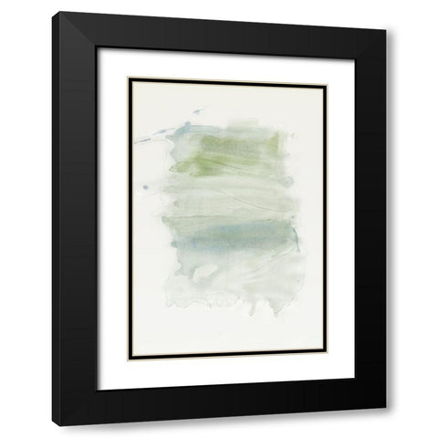 Water flow 4 Black Modern Wood Framed Art Print with Double Matting by Art Licensing Studio