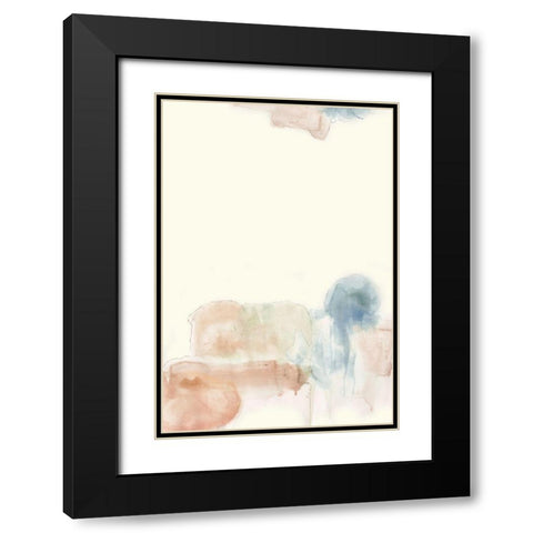 Water flow 6 Black Modern Wood Framed Art Print with Double Matting by Art Licensing Studio