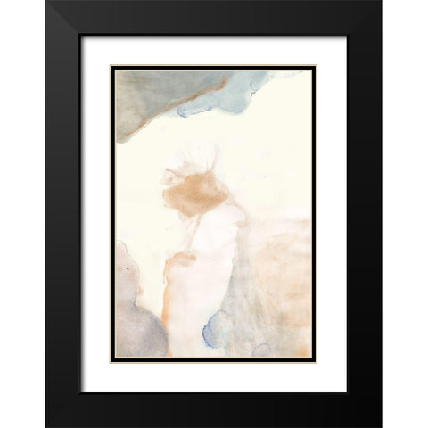 Water flow 7 Black Modern Wood Framed Art Print with Double Matting by Art Licensing Studio