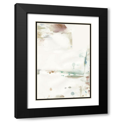 Water spot 1 Black Modern Wood Framed Art Print with Double Matting by Art Licensing Studio