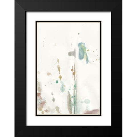 Water spot 2 Black Modern Wood Framed Art Print with Double Matting by Art Licensing Studio