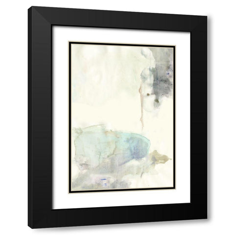 Water weed 1 Black Modern Wood Framed Art Print with Double Matting by Art Licensing Studio