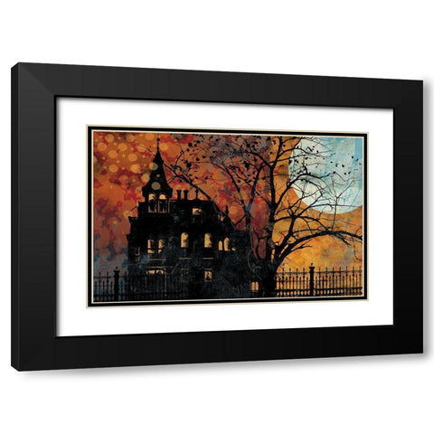 All Hallows Eve III Black Modern Wood Framed Art Print with Double Matting by Art Licensing Studio