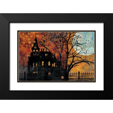 All Hallows Eve III Black Modern Wood Framed Art Print with Double Matting by Art Licensing Studio