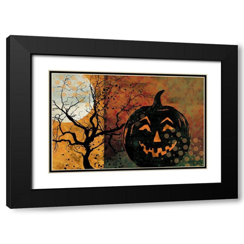 All Hallows Eve IV Black Modern Wood Framed Art Print with Double Matting by Art Licensing Studio