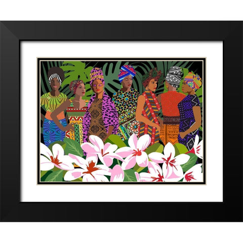 Women of Substance Black Modern Wood Framed Art Print with Double Matting by Art Licensing Studio