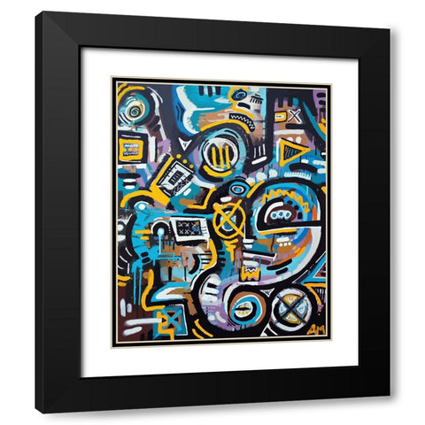 By Odins Beard Black Modern Wood Framed Art Print with Double Matting by Mcilwaine, Alloyius
