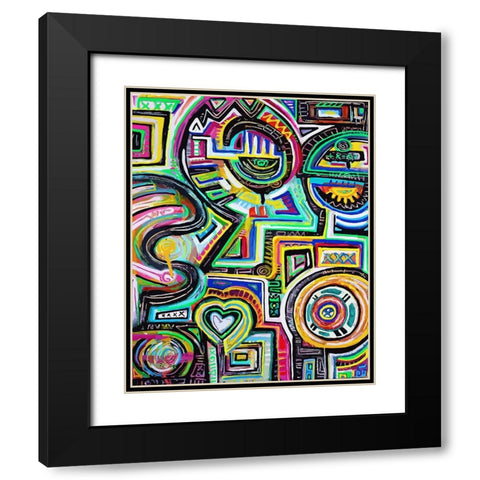 Celestial Engine Black Modern Wood Framed Art Print with Double Matting by Mcilwaine, Alloyius
