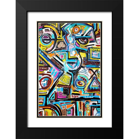 Eye of the Storm Black Modern Wood Framed Art Print with Double Matting by Mcilwaine, Alloyius