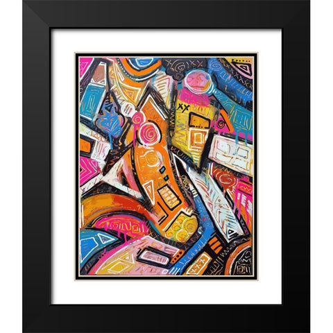 The Butterflies Effect Black Modern Wood Framed Art Print with Double Matting by Mcilwaine, Alloyius