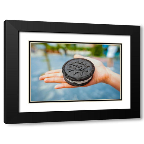 Biscuit Black Modern Wood Framed Art Print with Double Matting by Heine, Ben