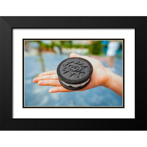 Biscuit Black Modern Wood Framed Art Print with Double Matting by Heine, Ben