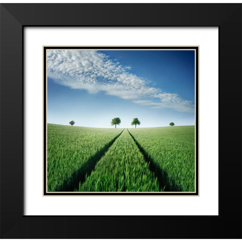 Believe In Your Destiny Black Modern Wood Framed Art Print with Double Matting by Heine, Ben