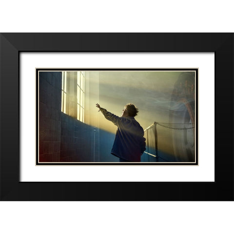 Lights Will Guide You Black Modern Wood Framed Art Print with Double Matting by Heine, Ben