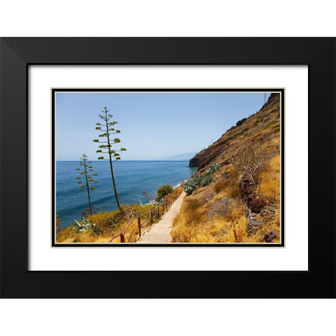 Lanzarote - Tenerife Black Modern Wood Framed Art Print with Double Matting by Heine, Ben