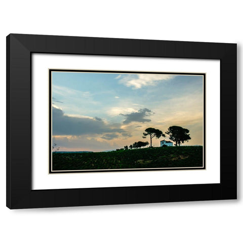 Santiago de Compostela pilgrimage - 216 Black Modern Wood Framed Art Print with Double Matting by Heine, Ben