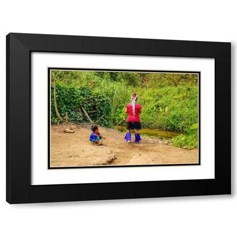 Thailand - 20 Black Modern Wood Framed Art Print with Double Matting by Heine, Ben