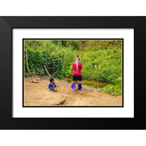 Thailand - 20 Black Modern Wood Framed Art Print with Double Matting by Heine, Ben