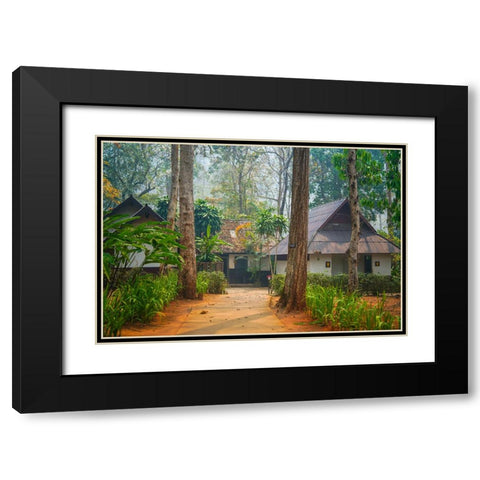 Thailand - 77 Black Modern Wood Framed Art Print with Double Matting by Heine, Ben