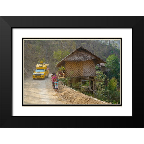 Thailand - 185 Black Modern Wood Framed Art Print with Double Matting by Heine, Ben