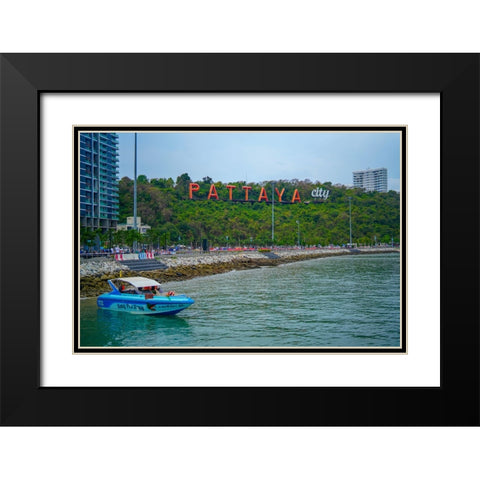 Thailand - 195 Black Modern Wood Framed Art Print with Double Matting by Heine, Ben