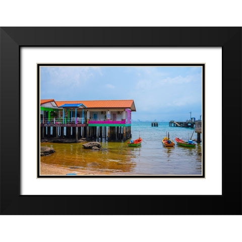 Thailand - 198 Black Modern Wood Framed Art Print with Double Matting by Heine, Ben