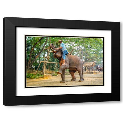 Thailand - 260 Black Modern Wood Framed Art Print with Double Matting by Heine, Ben