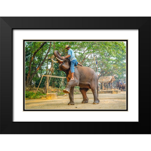 Thailand - 260 Black Modern Wood Framed Art Print with Double Matting by Heine, Ben