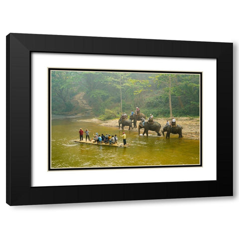 Thailand - 304 Black Modern Wood Framed Art Print with Double Matting by Heine, Ben