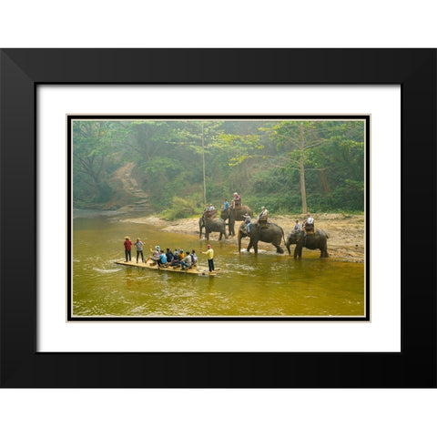 Thailand - 304 Black Modern Wood Framed Art Print with Double Matting by Heine, Ben