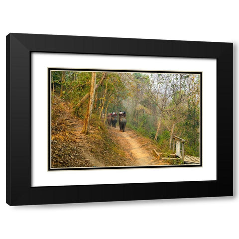 Thailand - 314 Black Modern Wood Framed Art Print with Double Matting by Heine, Ben